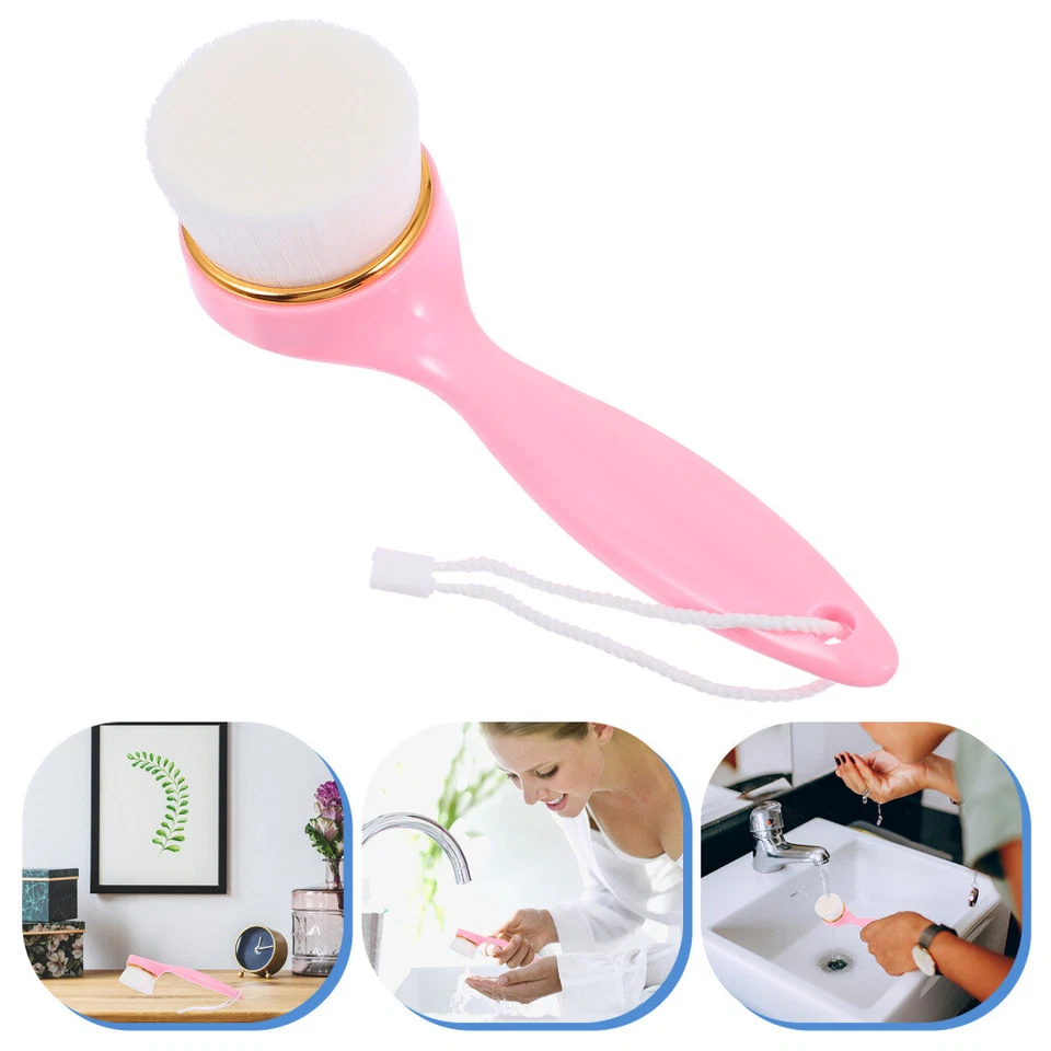 Face Washing Cleansing Brush Tool Handhold Manual Facial Brush for Woman - Image 2 of 4
