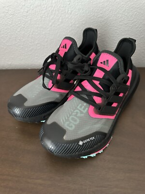 CQT×2 Adidas Ultraboost Light Gore-Tex Running Shoes Black Pink HP6403