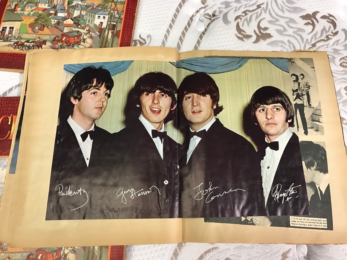7 Vintage Beatles Scrapbooks 1960's | eBay