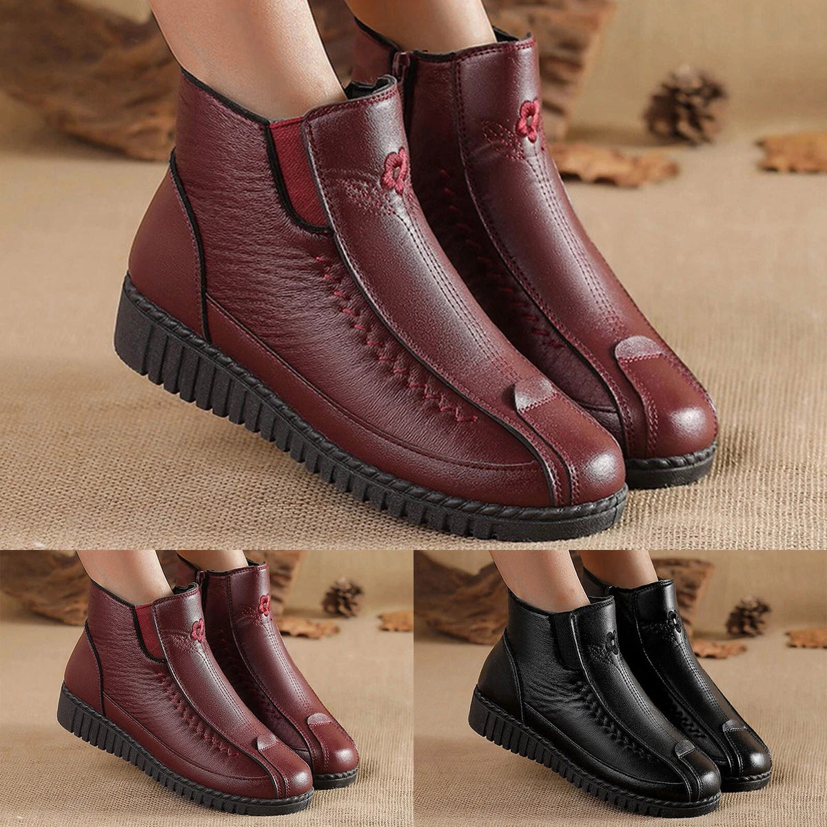 Short boots with best sale zipper