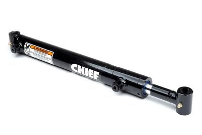 1.5 Bore x 16 Stroke Loader Hydraulic Cylinder Cross Tube 1 Rod .75 Pin Chief