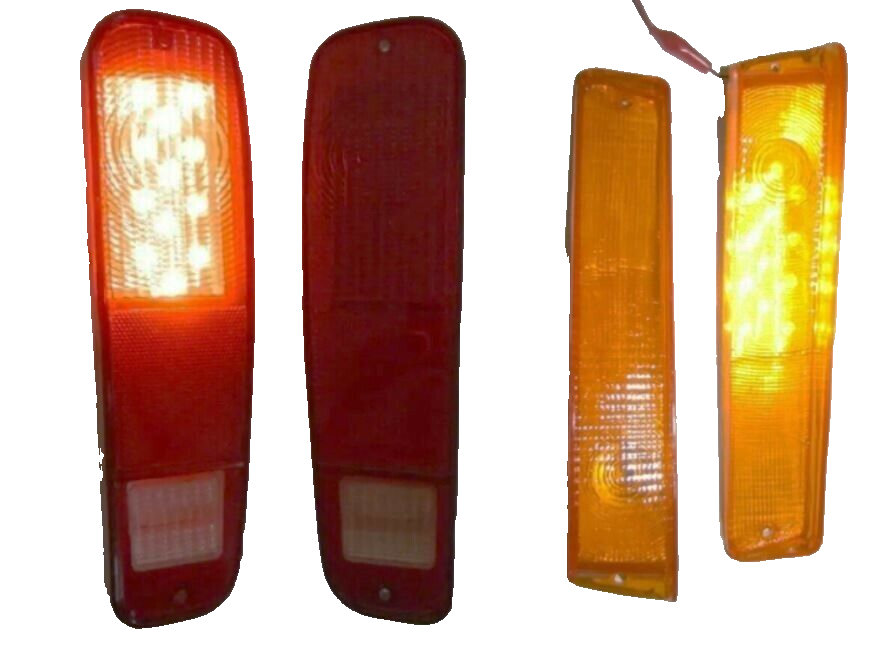 フィンチ！？LEDライトビンテージ FORD LED set of Tail Lights & Front Parking Light Truck 78 79 1978