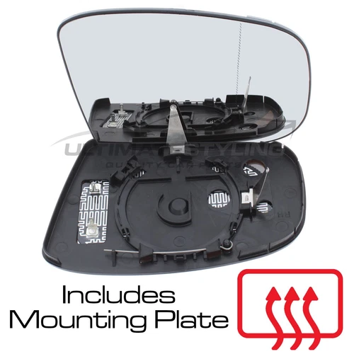 Wing Mirror Glass Mercedes S Class W220 1999-2003 Heated Aspherical Drivers Side