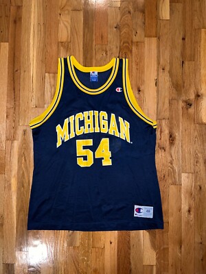 USA製 ユニフォーム ミシガン大学時代 ロバート・トレイラー 希少 Vintage Jersey Basketball #54 Traylor Tractor Robert Michigan Nike ウェア