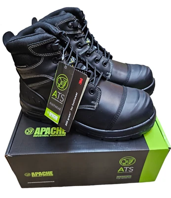 New Apache Hercules Apache Non Metallic Toe Cap Waterproof Work Boot 3 4 5 6 7 8