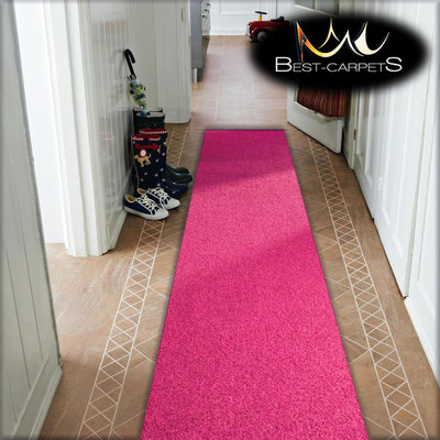 BILLIGE LAUFER FLUR MODERN rosa FLUR Breite 50-100cm TEPPICHE Filzteppiche