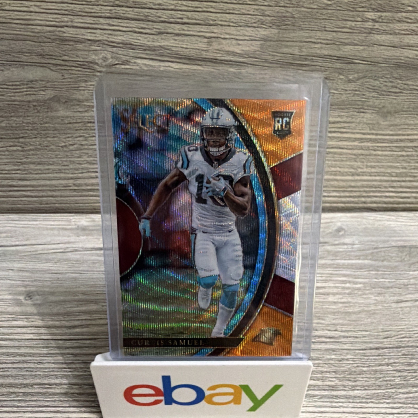 2017 Panini Select Concourse Blue Prizm Curtis Samuel #27 /149 RC Panthers