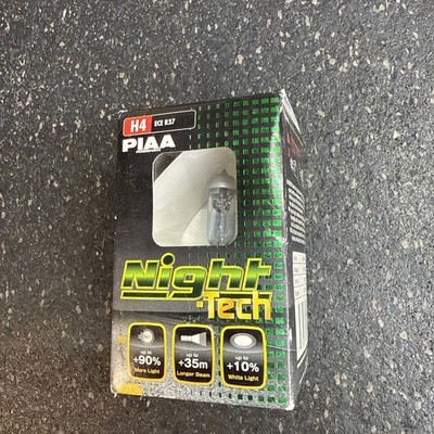 PIAA H4 Night Tech Replacement Bulb ECE R37 NEW