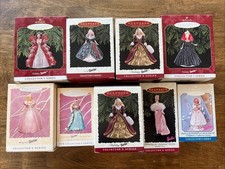 Hallmark Keepsake Ornament- Holiday Barbie - SET OF 9 / NEW IN BOXES