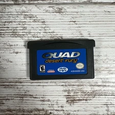 Quad Desert Fury (Majesco) Nintendo Game Boy Advance GBA (TESTED/WORKS)