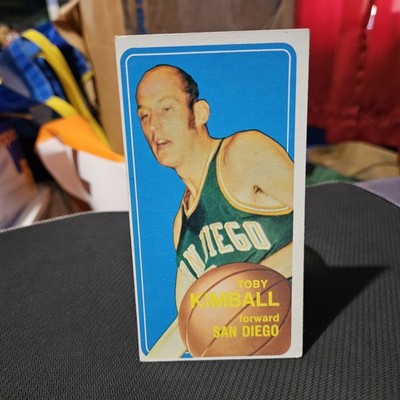 Toby Kimball 1970-71 Topps Basketball Tall Boy Card #32