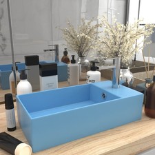 Lavandino da Bagno con Troppopieno in Ceramica Lavello Diversi Colori vidaXL
