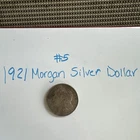 1921 Morgan Silver Dollar $1 Silver Business Strike Circulated Uncertified #5