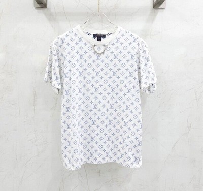 Louis Vuitton LV Monogram Printed Kurzarm-T-Shirt 135216502