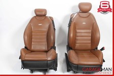 08-14 Mercedes W216 CL63 AMG Complete Front Seat Seats Cushion Assembly Brown