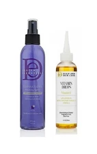 Design Essentials Formations Finishing Spritz 8oz & Vitamin E Drops 4oz (Combo)