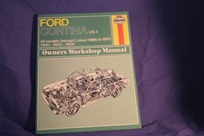 Vintage Haynes Manual Ford Cortina Mk II 1300 1500 1600 1600E GT 1966-1970 071