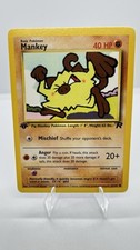 Mankey 61/82 1st Edition - Pokemon Team Rocket WOTC (NM)