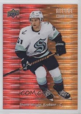 2023 Upper Deck Allure Color Flow Red Orange Spectrum 72/299 Shane Wright 0m5h
