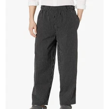 Uncommon Threads Trouser Pants Style 4100 XL Pinstripe Elastic Drawstring Waist