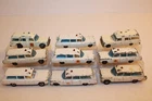 Nine (9) Vintage 1960's Matchbox Lesney Ambulance Cars