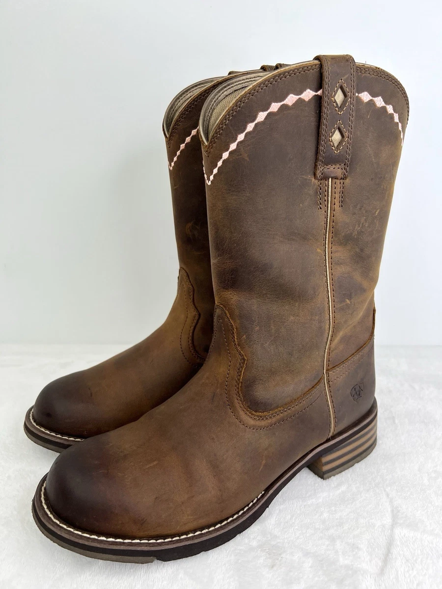 Ariat Bottes Western Casanova pour femme, Marron vieilli naturel, 36 EU
