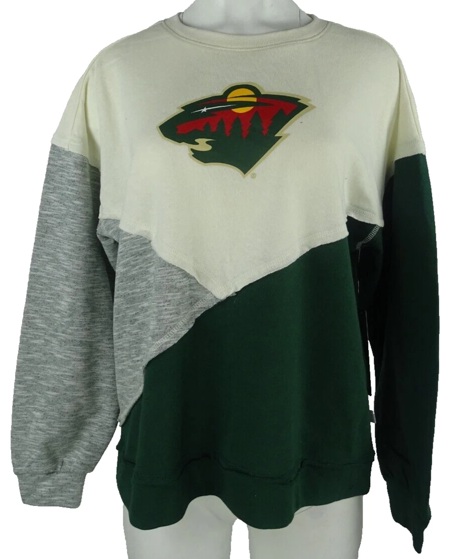 Sweat à capuche en polaire gris chiné Fanatics du Minnesota Wild pour hommes, grande et grande taille