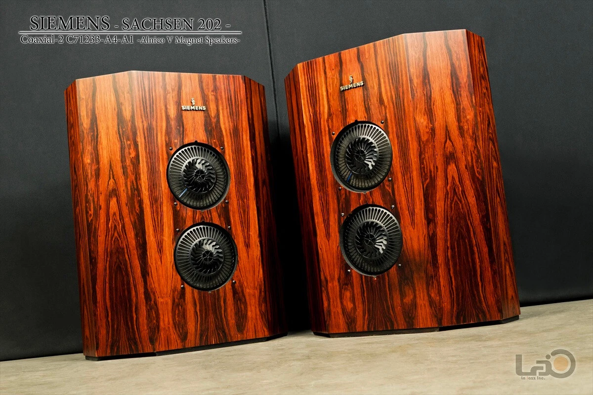 SIMENS C71233-A4-A1 Coaxial Alnico Speakers + SACHSEN 202 Cabinet
