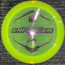 NEW DYNAMIC DISCS DD RICKY WYSOCKI LUCID-X ENFORCER DISC GOLF DRIVER 175G YL/PP