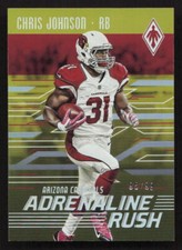 2016 Panini Phoenix Chris Johnson Adrenaline Rush Yellow #AR-CJ Card #/99