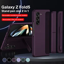 For Samsung Galaxy Z Fold 6 Fold 5/4/3 Detachable Case Bracket Stand Cover+S Pen