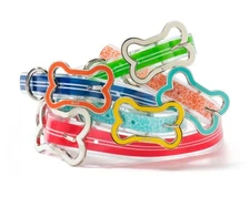 MyMascot Summer Nautical Dog Collars No Stink Beach Waterproof Assorted