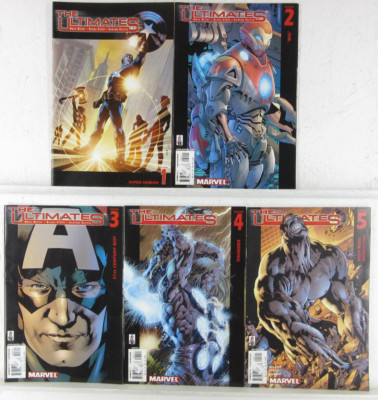 THE ULTIMATES #1-5 * Marvel Comics Lot * 2002 - 1 2 3 4 5