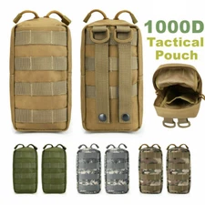 Tactical Molle Belt Waist Pack Military Waist Running Pouch Travel Camping Bags