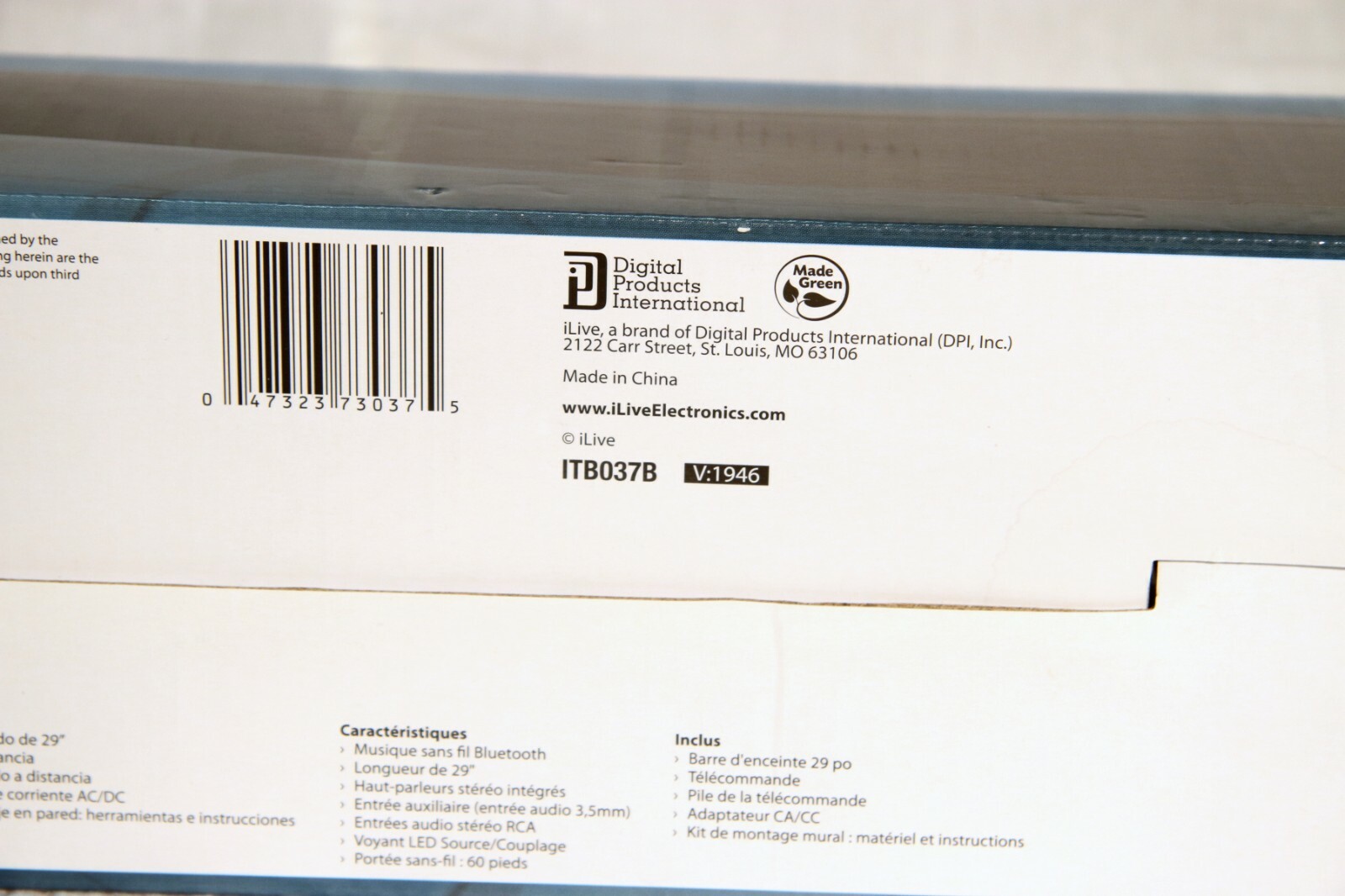 ilive bluetooth 37 hd soundbar itb283b