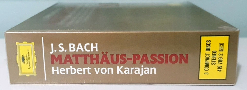 Johan Sebastian Bach Matthaus-Passion Herbert Von Karajan! ¡Nuevo sellado! Foto 4 de 4