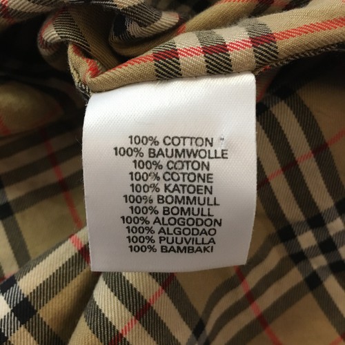 Burberry mens vintage Beige Classic Nova Check Button Casual shirt size L - Picture 9 of 12