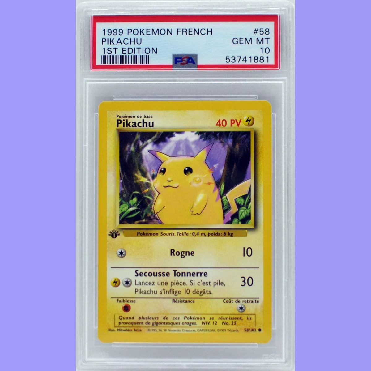 Pokémon - Pikachu (58/102) - Conjunto básico 