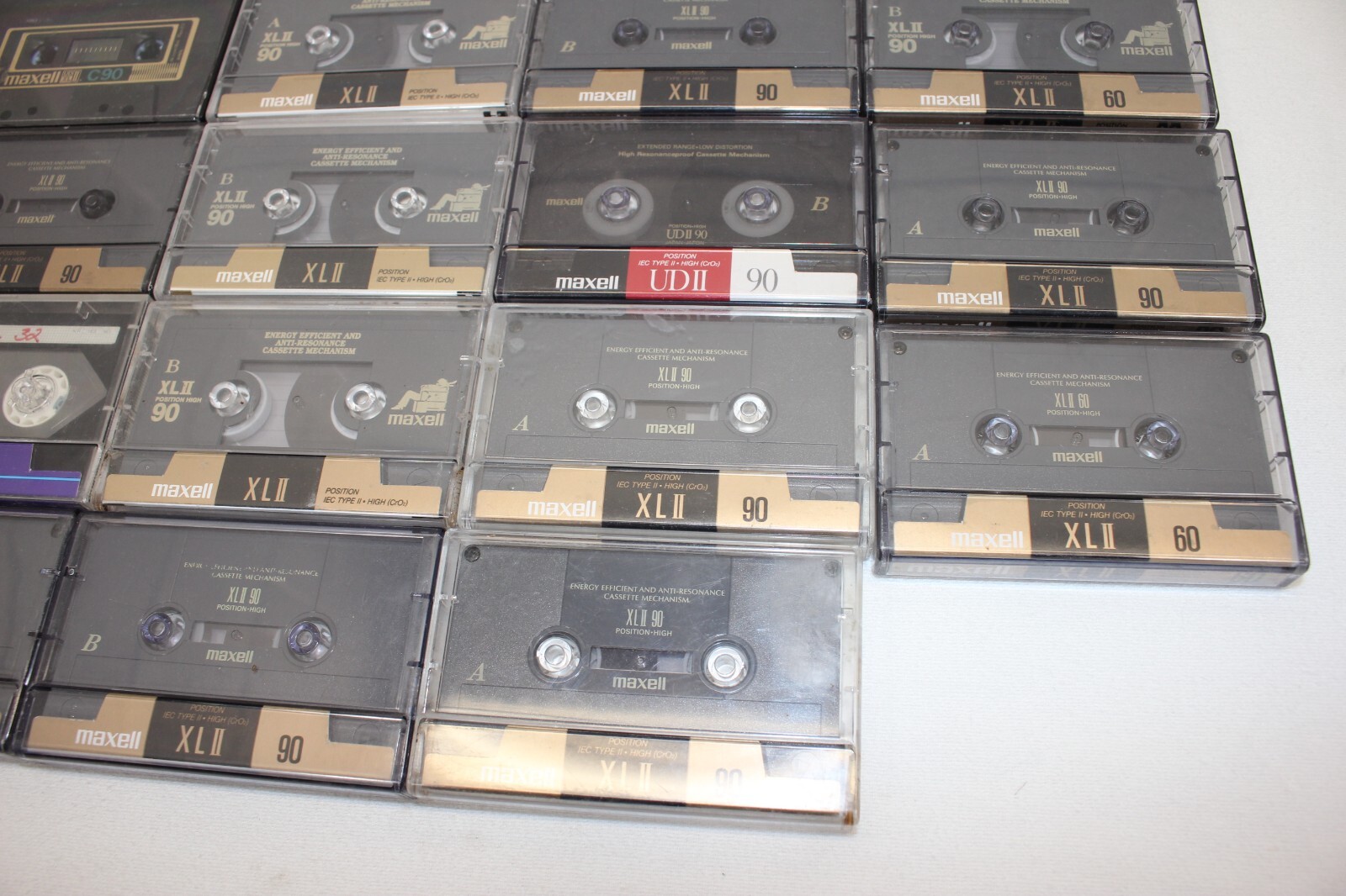 LOT of 28! HIGH BIAS TYPE II CASSETTE TAPES USED, SOLD AS BLANKS