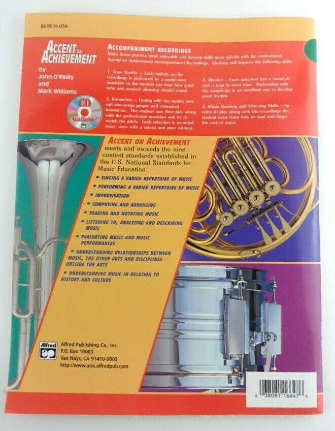 Alfred 18266 Accent on Achievement Trombone Book 2 eBay