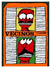 Decoration Poster.Interior design.Room art.Vecinos.Neighbors.Funny.7086