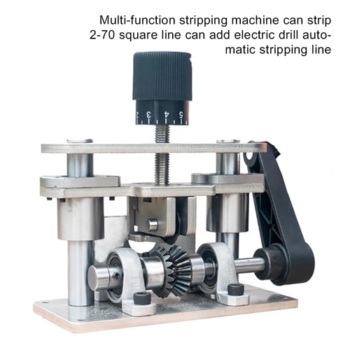 Manual Electric Wire Stripping Tool Scrap Copper Cable Peeling Machine 2-20mm - Bild 2 von 10