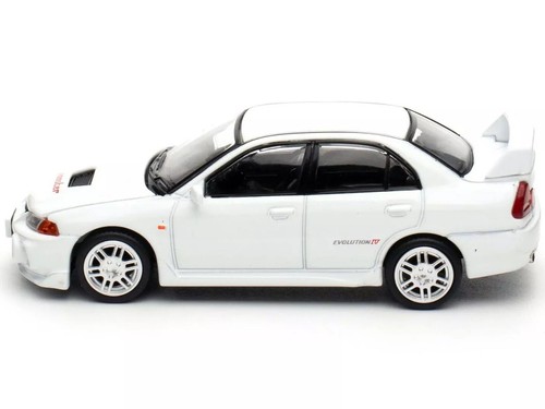 MITSUBISHI LANCER EVO IV RHD WHITE "INDONESIA EXPO" 1/64 BY POP RACE PR640167 - Picture 4 of 6