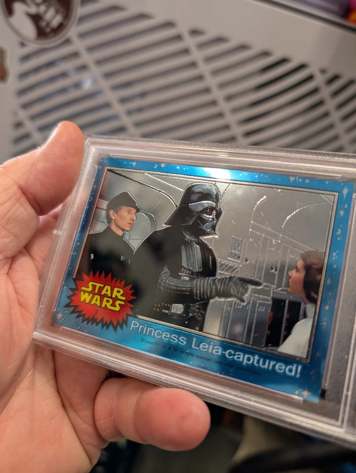 1999 Topps Star Wars Princess Leia Captured Chrome Archives #3 😱PSA 10 - Image 3 of 4