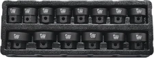 Astro Tools 78214 14Pc 1/2" Drive 17-30Mm Low Profile Nano Impact Socket Set - N