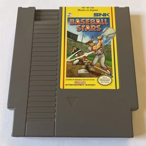Baseball Stars (Nintendo Entertainment System NES, 1989) Tested & Working