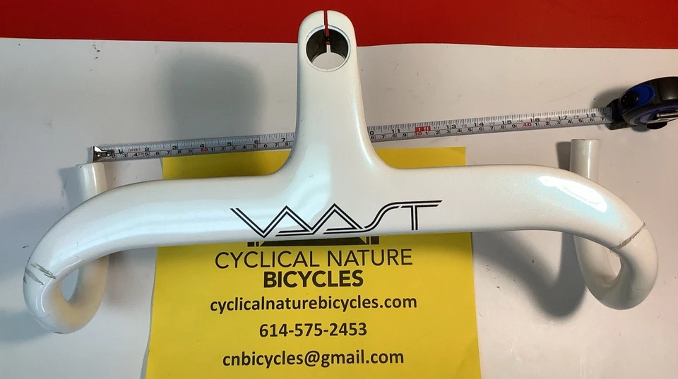 VAAST carbono integrado manillar/vástago con cable interno enrutamiento 42cm ctoc 110mm Foto 4 de 4