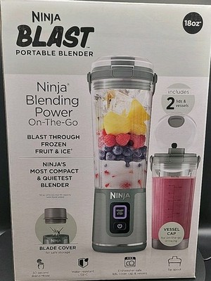 Ninja Blast Portable Blender, 2 18oz. vessels and lids, BPA Free
