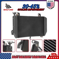 Wolfline Motorcycle All Aluminum Radiator For Yamaha Yzf R1 R1m 2015-2023 Wolfline Motorcycle All Aluminum Radiator For Yamaha Yzf R1 R1m 2015-2023