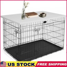 Durable Dog Crate Topper Waterproof Pet Kennel Table Space Saving Easy Clean New